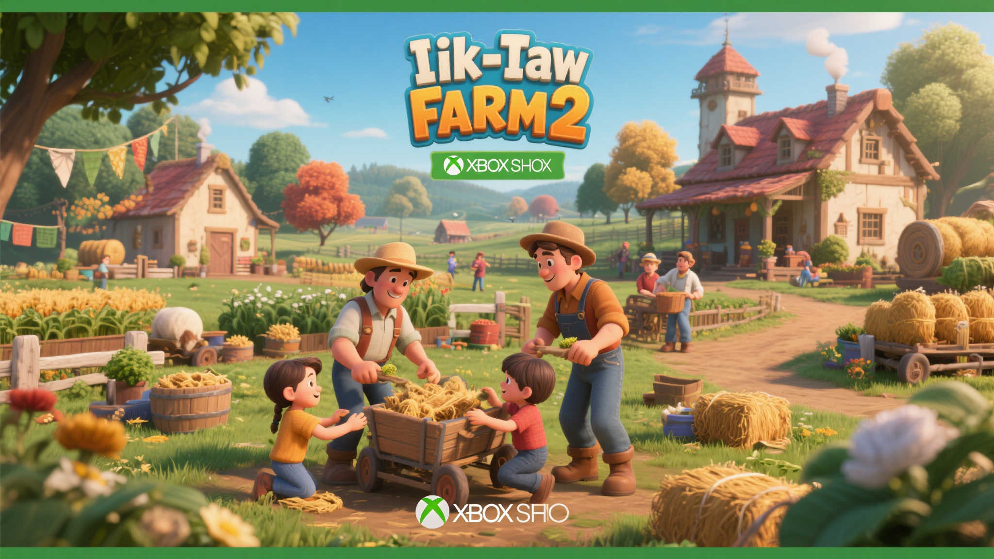 《一起玩农场2》登陆Xbox，全家齐种田，欢乐不停！